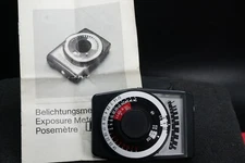 Plusmeter 120 CDS Vintage Photo Light Meter w/Case & Manual