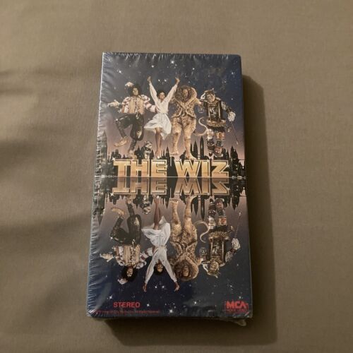 1989 The Wiz VHS Red MCA BARCODE ON SPINE SEALED WATERMARKS RARE HTF - 第 1/7 張圖片