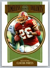 2022 Panini Legacy Clinton Portis Timeless Talents Insert #TT-12