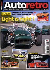 RETRO AUTO Nr. 403 12/2015 CATERHAM 1600 SPRINTY WESTFIELD TWIN CAM PORSCHE 911.