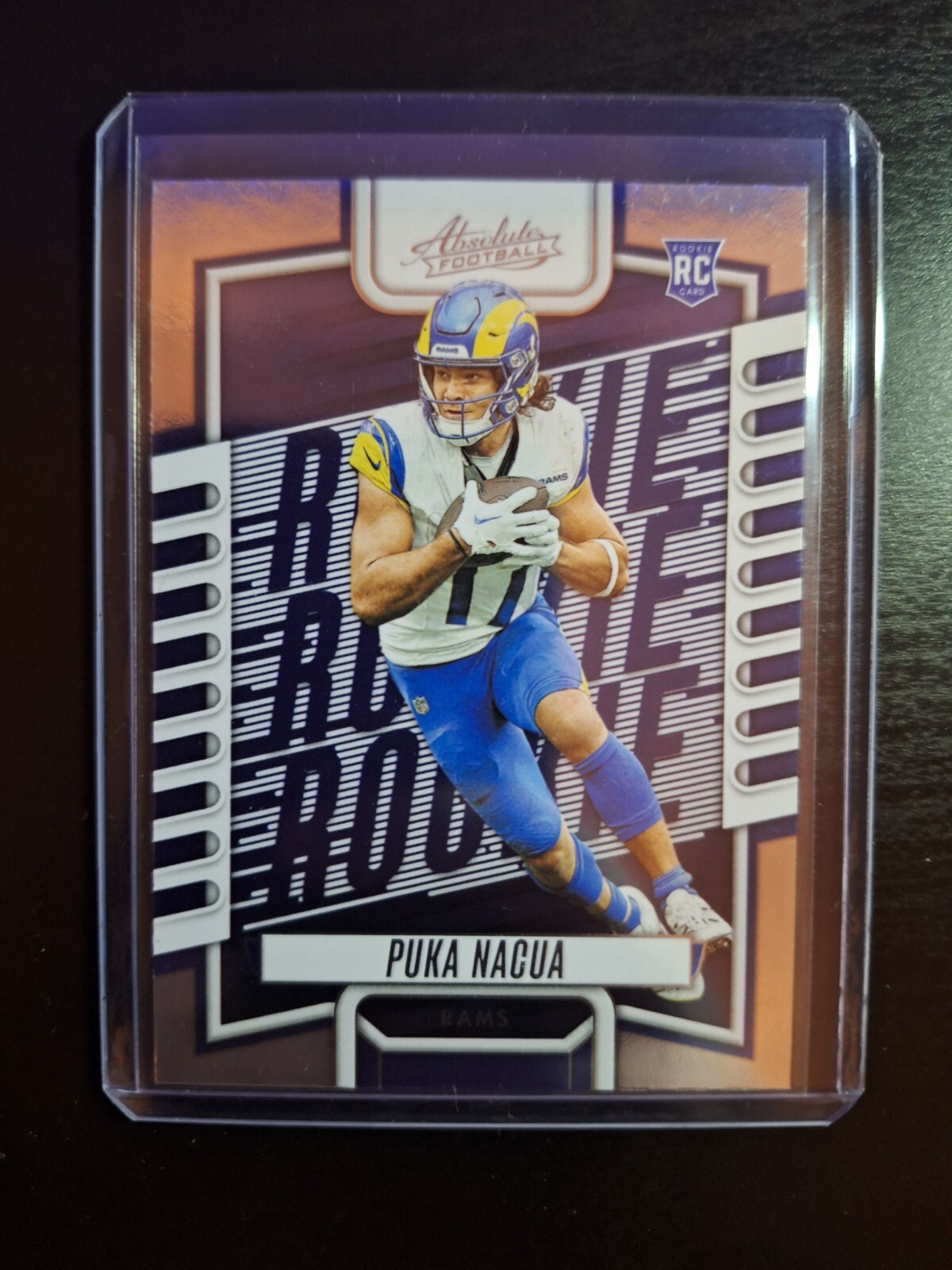 2023 Panini Absolute Football Puka Nacua Base Rookie Card- #189 LA Rams