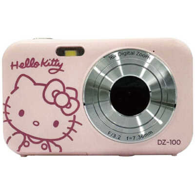 YASHICA Compact Digital Camera DZ-100 Hello Kitty Playground Pink
