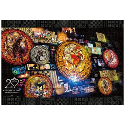1000 pieces Kingdom Hearts 20th Anniv. Stained Glass jigsaw puzzle
