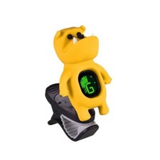 Tuner Clip-On Chromatic, Bass, Guitar, Violin, Ukulele, Cartoon Bulldog YELLOW