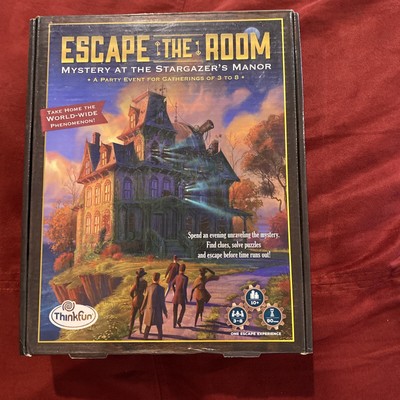 ESCAPE THE ROOM Mystery at The Stargazer's Manor Board Game - New