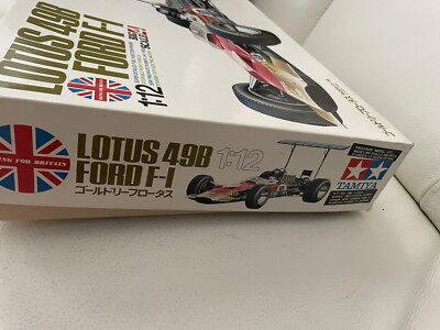 Tamiya 1/12 Lotus 49b Ford F1 Gold Leaf Big Scale Model Kit 12004