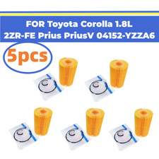 New 5PCS Oil Filter for Toyota Corolla 1.8L 2ZR-FE Prius PriusV 04152-YZZA6