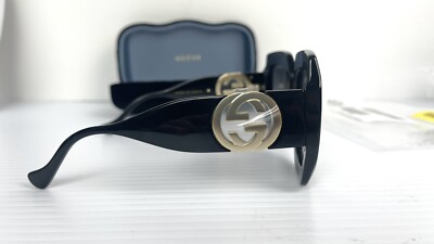 BRAND NEW Gucci GG1022S 001 Gold Black Grey 54mm Gradient Lens Women Sunglasses NEW Gucci GG1022S 001 Gold Black Grey 54mm Gradient Lens  main image 2