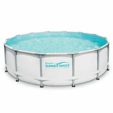Summer Waves Elite 14'x42" Frame Pool with Filter Pump System