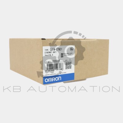 Omron CJ1W-ETN21 Ethernet unit for CJ-series, 100Base-TX and 10 Base-T, 1x RJ45