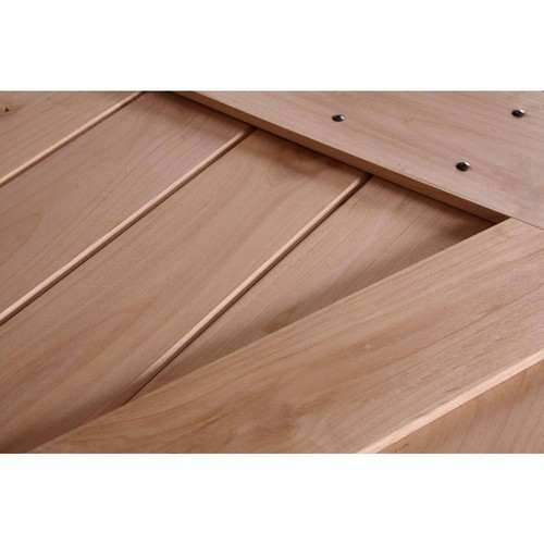 LUBANN Barn Door Slab W/ Hardware Kit 24"x84" Sliding Brace Interior Hardwood - Picture 6 of 11