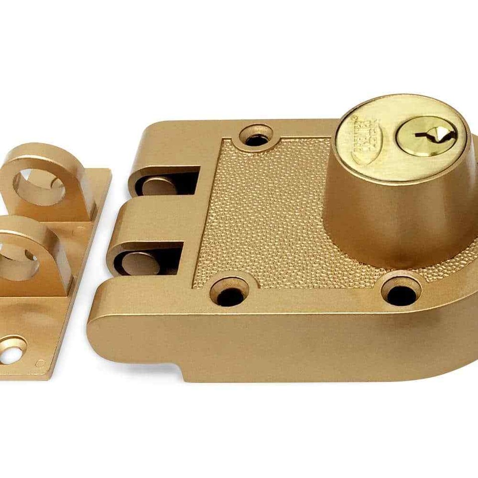 Bronze Lacquer High Security Double Cylinder Jimmy Proof Die Cast ...