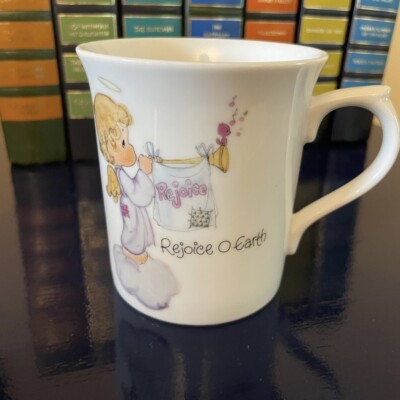 Vintage 1984 Precious Moments Mug: Rejoice O Earth