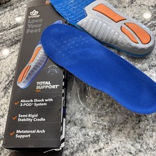 Spenco Total Support Max Shoe Insoles - Sz 4 - Women's 11-12.5/Men's 10-11.5
