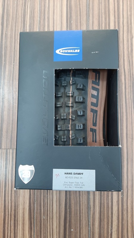Schwalbe Hans Dampf Evo Super Trail TLE ADDIX Soft Tyre Bronze Wall 29 x 2.35