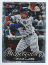 2023 Bowman's Best Masterpieces Francisco Alvarez Rookie RC Refractor #BM-9