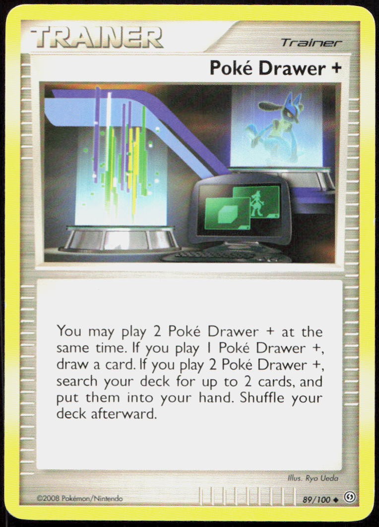 Poke Drawer + Uncommon Stormfront 89/100 LP