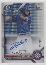 2022 Bowman Chrome Prospect Refractor 113/499 Luis Verdugo #CPA-LV Auto 4z8