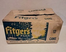 Vintage Fitgers Beer Box 12 Pack Cardboard Br...