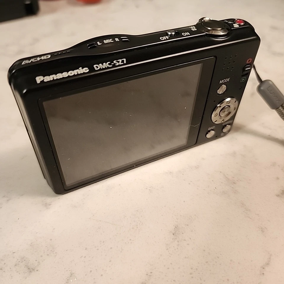 Panasonic LUMIX DMC-SZ7 Digital Camera Black Compact 10x Zoom Full HD Excellent - Image 4 of 4