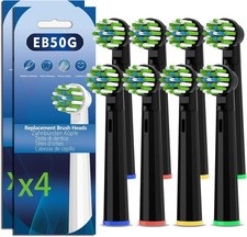 Replacement Toothbrush Heads Compatible with Oral B Braun Pro 1000/3000/5000/600