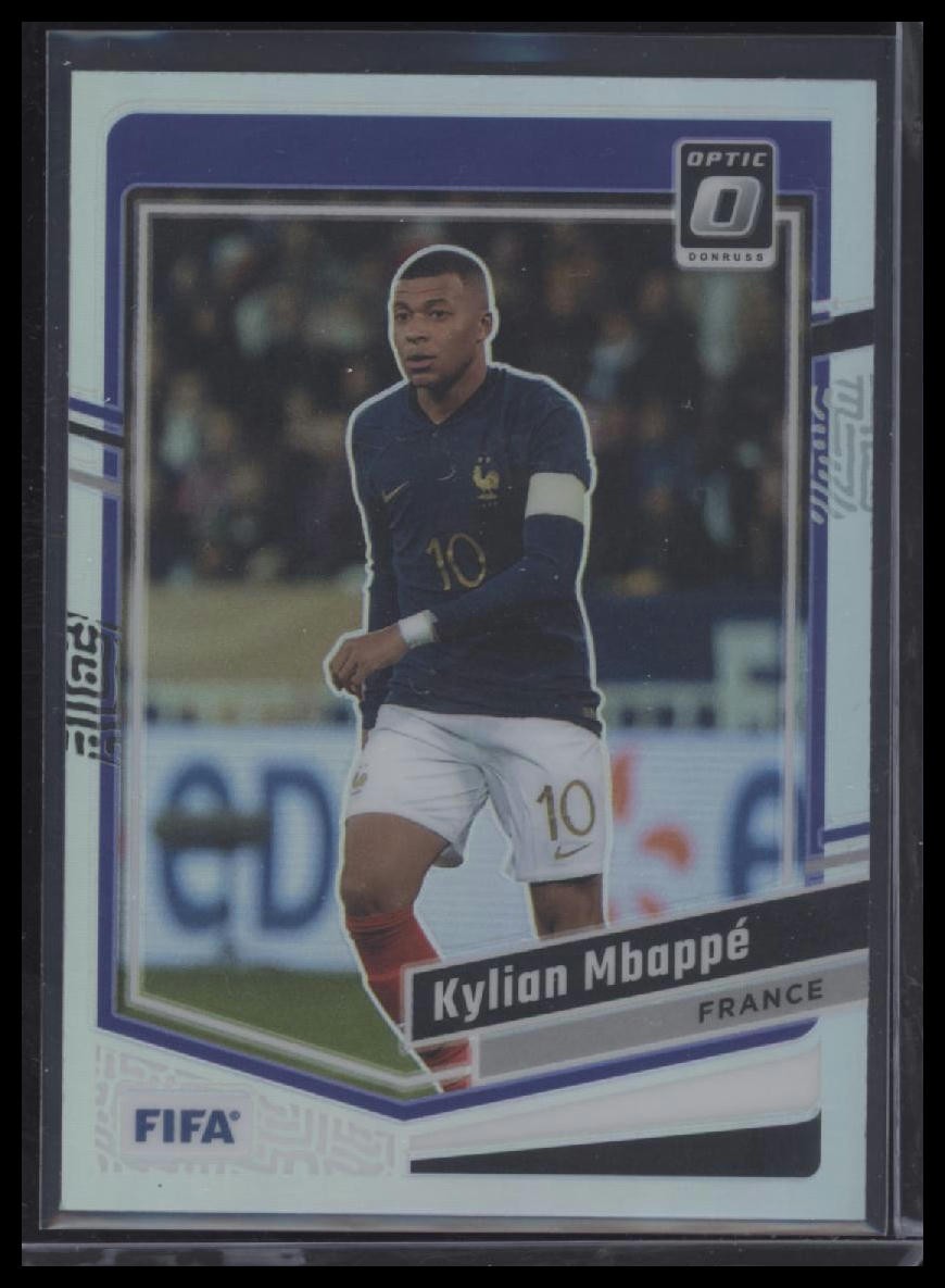 Kylian Mbappé 2023-24 Donruss #17 Optic Holo France Soccer Card