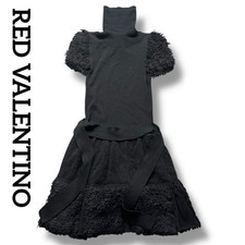Red Valentino Knit Dress Angora Vintage Luxury