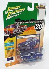 Johnny Lightning 1/64 Scale - 1964 Pontiac GTO Blue Spoilers Diecast Car