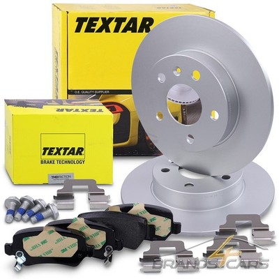 TEXTAR BREMSSCHEIBEN Ø264 +BELÄGE HINTEN FÜR OPEL ASTRA G H MERIVA A ZAFIRA A
