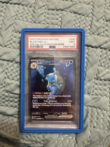 Pokémon TCG Scarlet & Violet 151 Blastoise EX Special Illustration Rare PSA 9