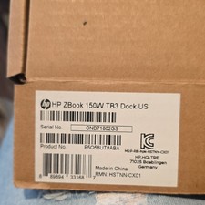 HP ZBook 150W TB3 Dock US Docking Station P5Q58UT ABA For HP ZBook