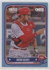2024 Onyx Vintage Aqua Bordered /99 Jacob Cozart #OVJACO 4z8