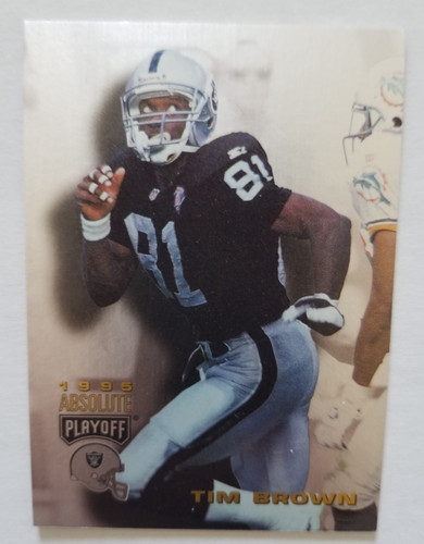 Tim Brown #73 1995 Playoff Absolute card