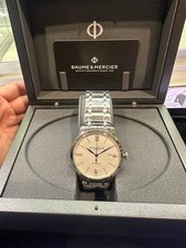 New Baume & Mercier BMOA10215 Riviera Stainless Steel White Dial Watch 3