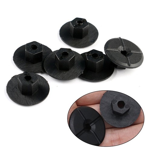 10 Dadi Con Impugnatura A Stella M8 – Dadi In Plastica Nera Con Filettatura In Ottone Per Macchine Utensili E Mobili