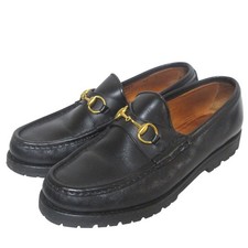 Gucci Horsebit Loafer Leather Black Women's Size EU36/US6