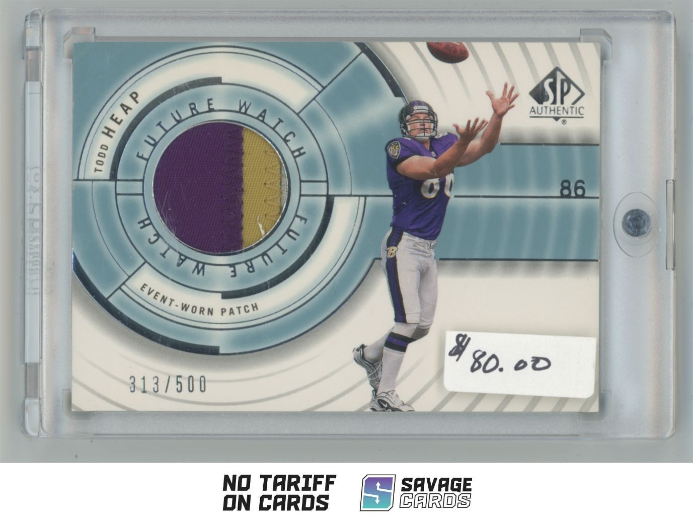 Todd Heap SP Authentic #108 Jersey