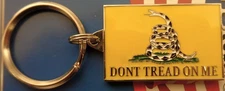 Don't Tread on Me Gadsden Flag  Key Ring KC2074