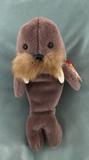 TY Beanie Baby Retired-Jolly The Walrus MWT-12/2/1996-With Tag Errors 