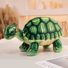 Green Tortoise Plush Toy 12" Stuffed Animal Toddler Doll Gift for Kids