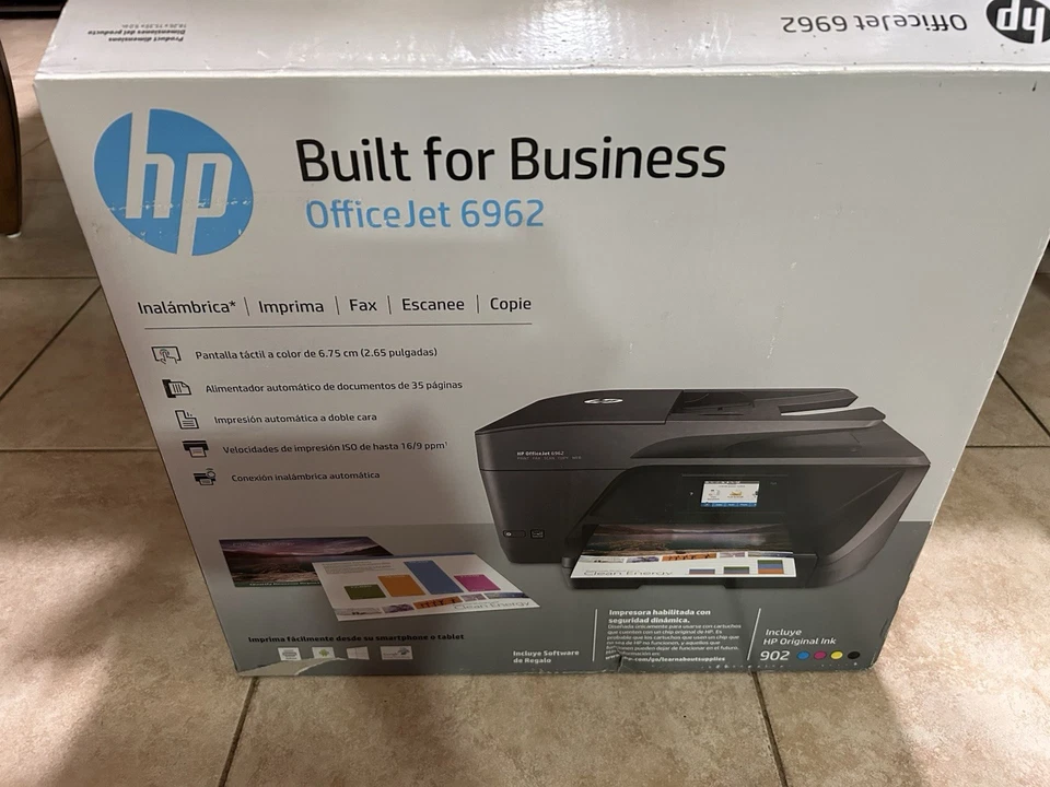 HP OfficeJet 6962 Wireless Inkjet All-In-One Printer - Image 3 of 3
