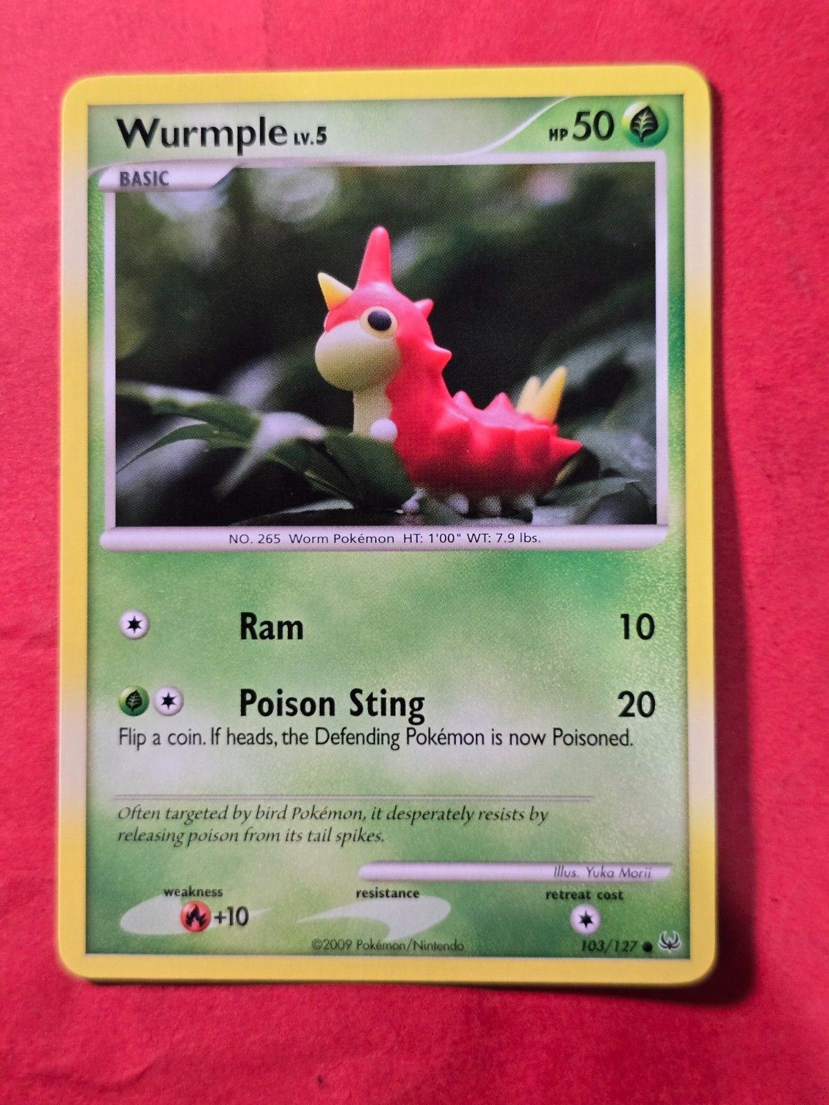 2009 Pokemon TCG Platinum #103 Wurmple, C, NF/H, cd54