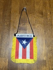 Puerto Rican Banner Flag Great For Car  Home Window 4X6 Hanging 2 Sided