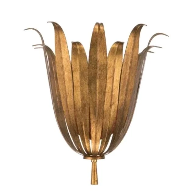 Aplique de pared dorado antiguo Capital Lighting 649511 Eden 14" de alto Foto 4 de 4