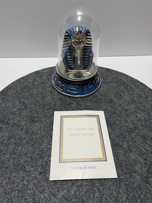 Franklin Mint The Mask Of Tutanchamun Limited Edition handbemalt