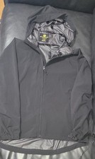 Boy Scouts Of America Black Jacket Trektek Dripak Hooded Rain Coat Men's Size XL