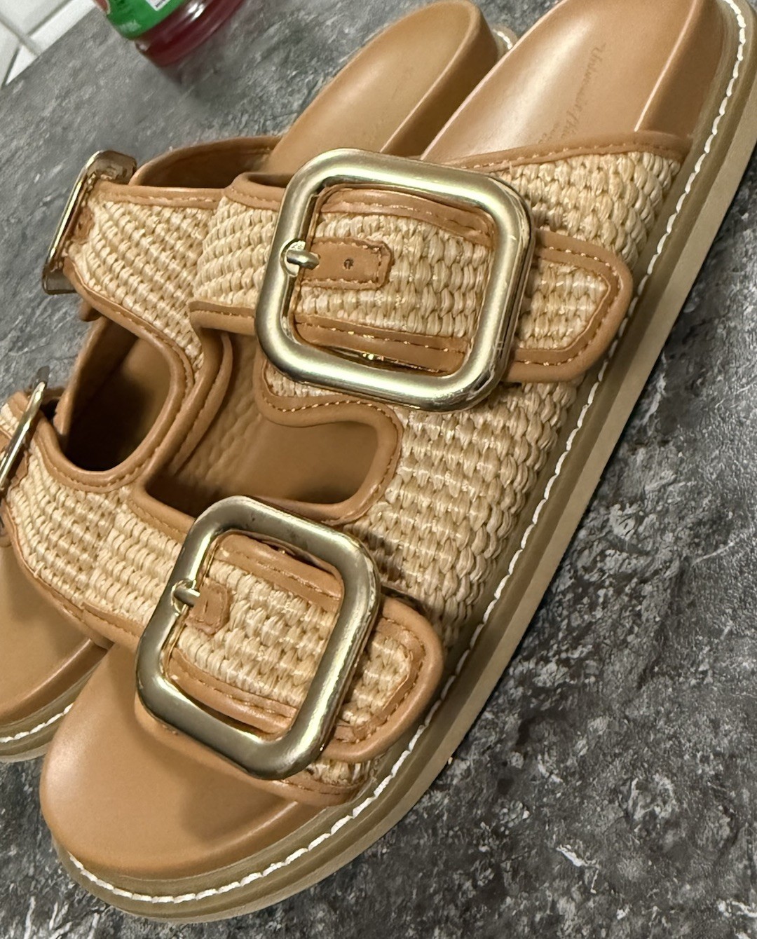 Universal Thread Womens Collin Double Buckle Foot… - image 3