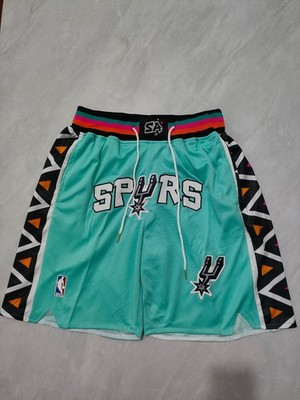 New San Antonio Spurs Men Green Pockets stitched Shorts Size US