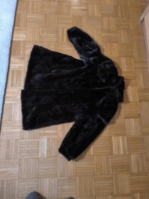 Saga Mink Pelzmantel Damen, Echtes Nerz