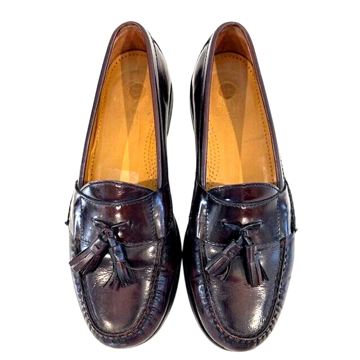 Cole Haan Pinch Cup Tassel Leather Moccasins Saddle Shoes Size 11M Preppy EUC Amazon.com | Cole Haan Pinch Tassel Black 6.5 E (M)/Wide  main image 2